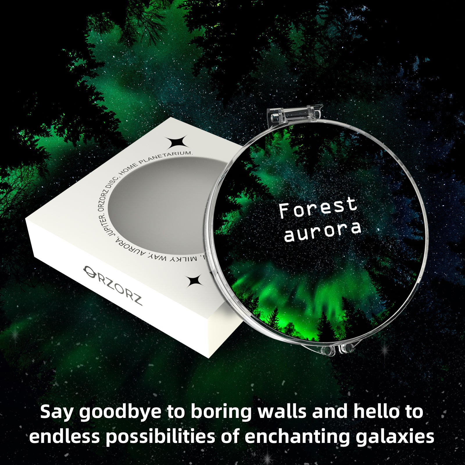 Forest Aurora--Orzorz Star Projector High Precision Slides - Orzorzvip