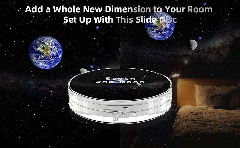 Earth And Moon--Orzorz Star Projector High Precision Slides - Orzorzvip